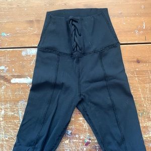 aerie Offline Lace Up Ribbed Leggings